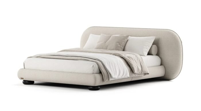 Modern King Size Modern Bed – Premium Solid Wood Frame - Image 5