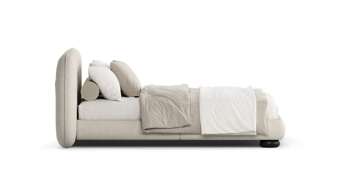 Modern King Size Modern Bed – Premium Solid Wood Frame - Image 4