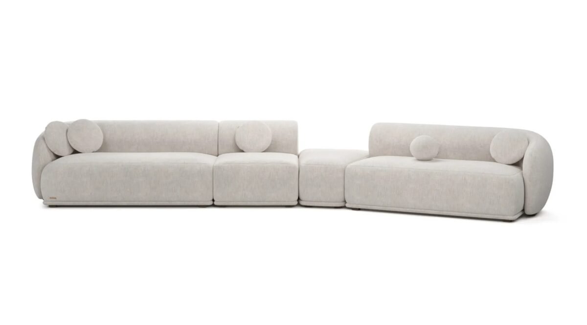 Sofa – Walnut Frame - Image 1