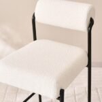 Bar Chair – White & Black - Image 3