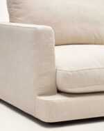 Artimes 3‑Seater Beige Chenille Sofa - Image 2