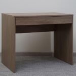 Writing Desk with Drawer – Light Walnut