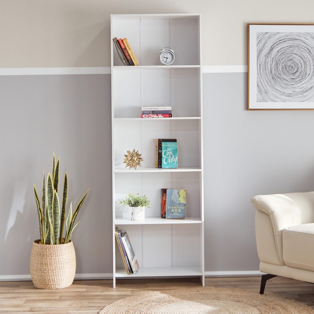 5-Shelf Bookcase - Image 3