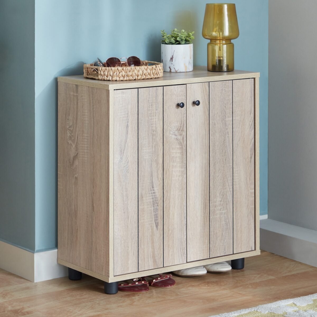 9-Pair Shoe Cabinet – 2 Doors - Image 3