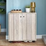 9-Pair Shoe Cabinet – 2 Doors