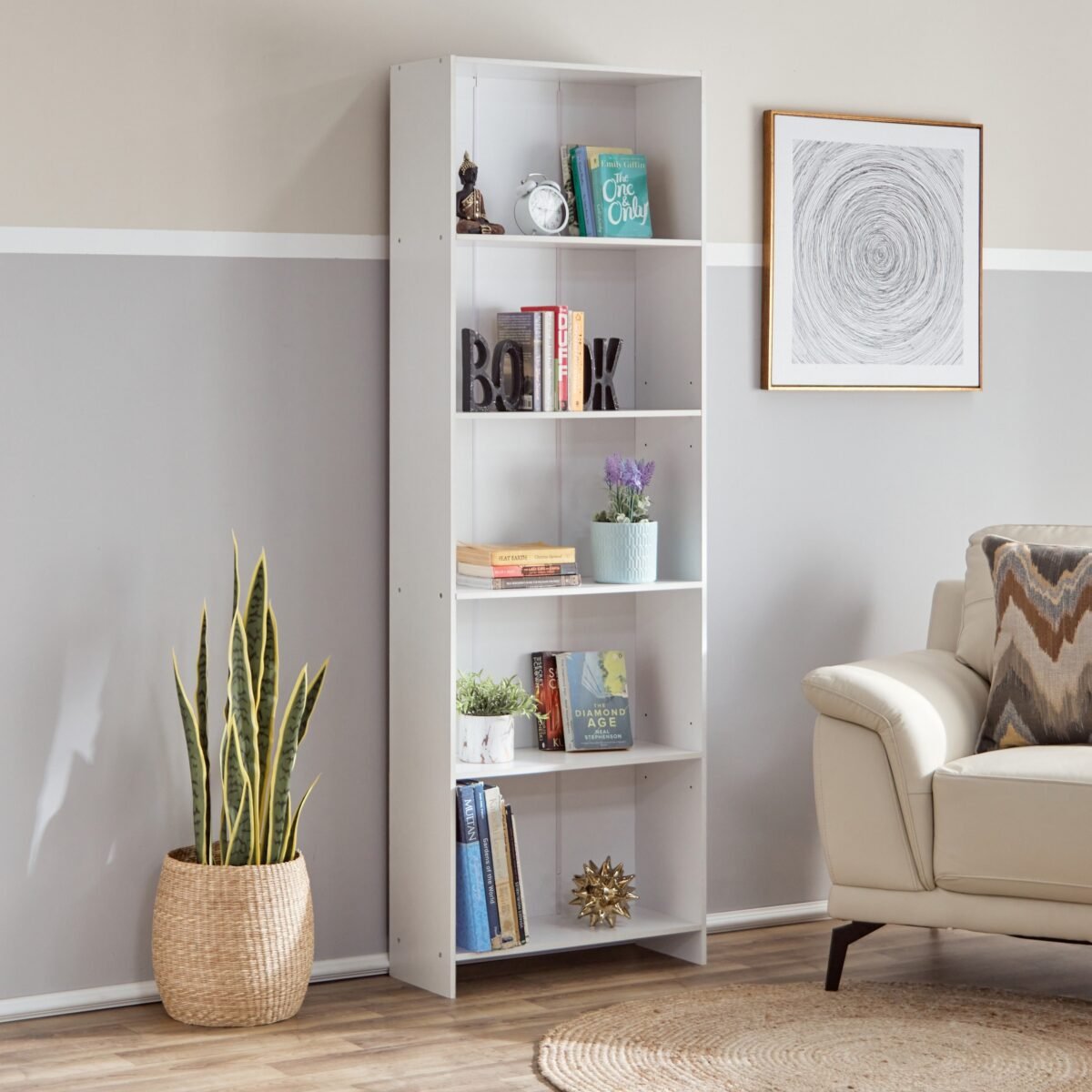 5-Shelf Bookcase - Image 5