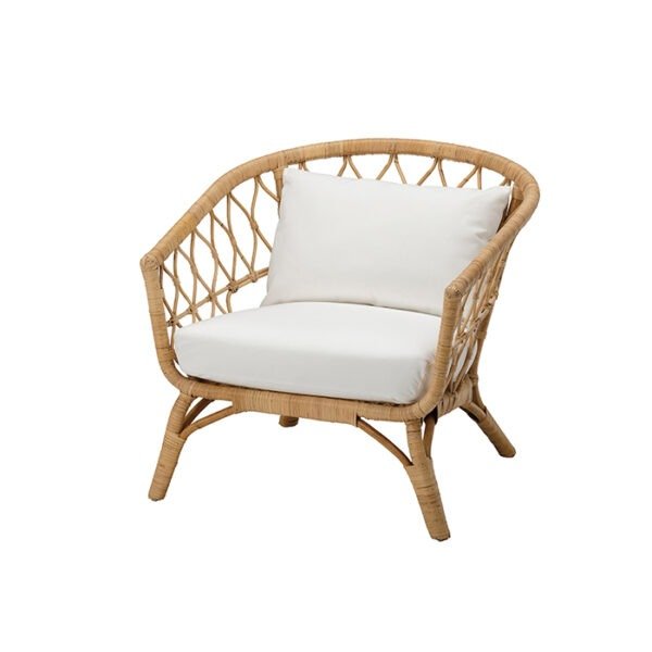 Siyros Wooden Armchair – Modern Comfort & Timeless Design
