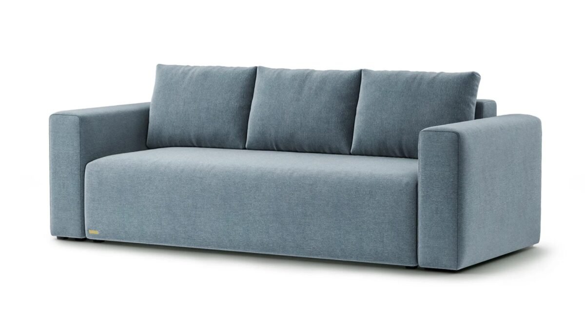 Lisbon Minimalist 3 Seater Sofa — Sleek & Versatile Comfort - Image 2