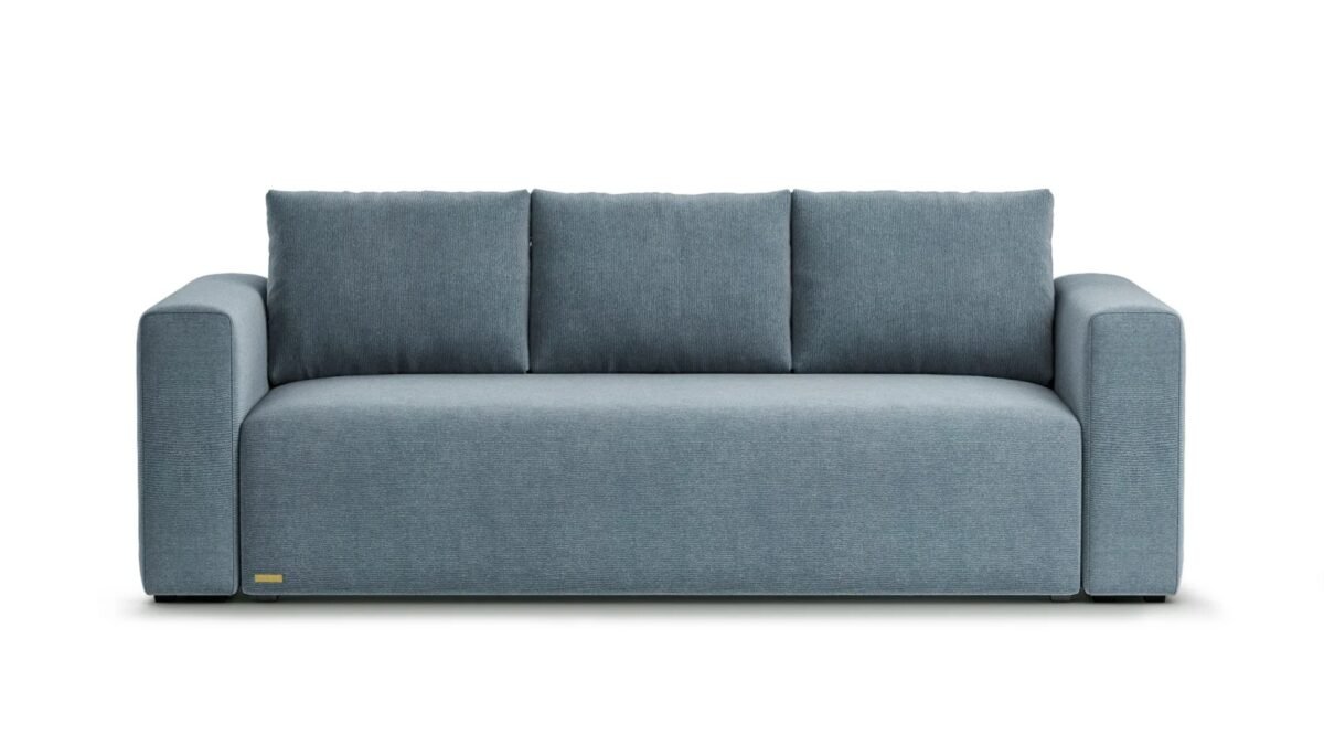 Lisbon Minimalist 3 Seater Sofa — Sleek & Versatile Comfort - Image 1