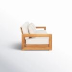 Baroon Melrose Teak Outdoor Sofa - Image 4