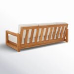 Baroon Melrose Teak Outdoor Sofa - Image 2