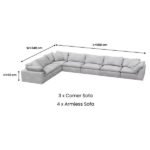 7-Seater Modular Sofa Set - Image 9
