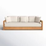 Baroon Melrose Teak Outdoor Sofa - Image 5