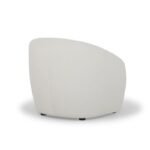 Upholstered Armchair – Plush Curved Accent - Image 7