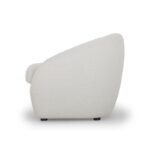 Upholstered Armchair – Plush Curved Accent - Image 5