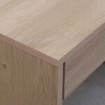 Writing Desk with Drawer – Light Walnut - Image 5