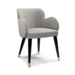 Upholstered Dining Armchair - Image 3
