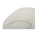 Upholstered Armchair – Plush Curved Accent - Image 3