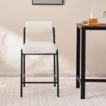 Bar Chair – White & Black - Image 2