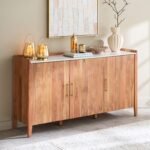 Sideboard Console Table – Marble Top Edition - Image 2