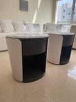 Night Table With Marble Top (Set of 2) - Image 4