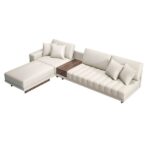 L-Shape Sofa – Modern Corner Design with Comfort Seating Chairs Set - Image 2