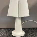 Ceramic & Macro Cement Table Lamp
