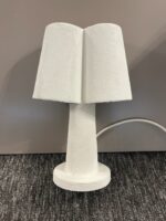 Ceramic & Macro Cement Table Lamp
