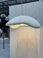 Modern Fiber Chandelier – 55 cm Diameter