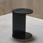 Iron & Marble Side Table Ø40 × H55 cm