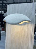 Modern Fiber Chandelier – 55 cm Diameter - Image 3