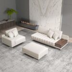 L-Shape Sofa – Modern Corner Design with Comfort Seating Chairs Set - Image 4