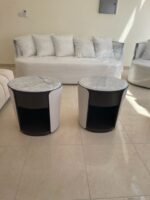 Night Table With Marble Top (Set of 2) - Image 2