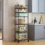 6-Tier Heavy-Duty Metal Kitchen Storage Rack