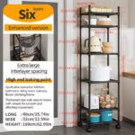 6-Tier Heavy-Duty Metal Kitchen Storage Rack - Image 6