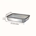 3-Piece Stainless Steel Food Storage Containers Set with Lids - Image 8