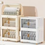 Waterproof Multi-Functional Dish Rack — 2-Tier / 3-Tier Plastic Kitchen Organizer (Space-Saving Design)