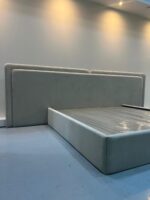 Premium Upholstered Bed – Double Headboard Design (Queen & King) - Image 2
