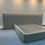 Premium Upholstered Bed – Double Headboard Design (Queen & King)