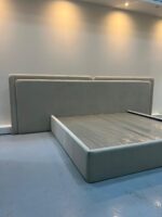 Premium Upholstered Bed – Double Headboard Design (Queen & King)