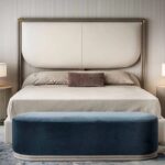 Modern Bed with Night Tables – Upholstered Bedroom Set