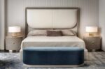 Modern Bed with Night Tables – Upholstered Bedroom Set