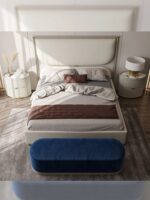 Modern Bed with Night Tables – Upholstered Bedroom Set - Image 2
