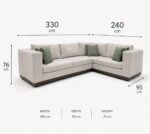 Modern L-Shape Sectional Sofa - Image 5
