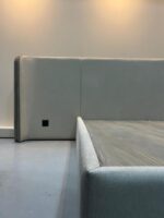 Upholstered Platform Bed With Background - Image 2