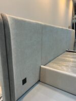 Upholstered Platform Bed With Background - Image 6