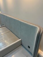 Upholstered Platform Bed With Background - Image 7