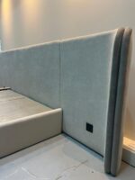 Upholstered Platform Bed With Background - Image 10