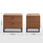 Modern Wooden Night Table - Image 2