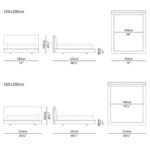 Modern Upholstered Bed – Elegant Bedroom Design - Image 3